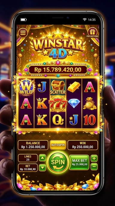Galeri pratinjau visual winstar4d build APK resmi terbaru